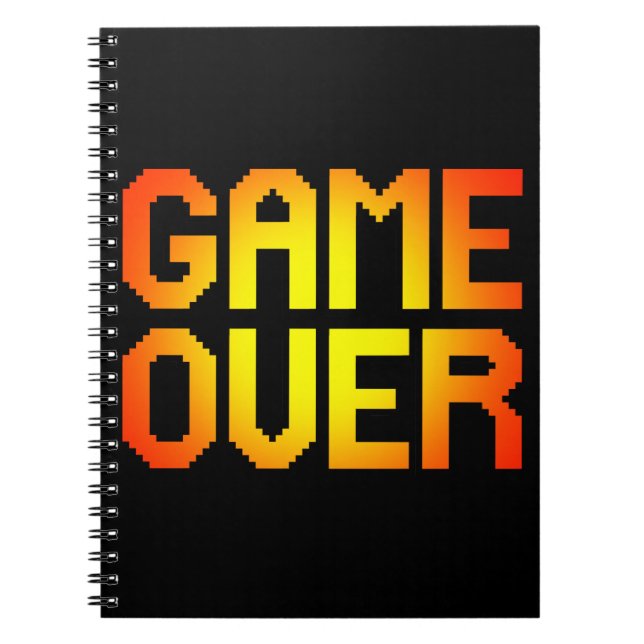 GAME OVER NOTEBOOK (Front)