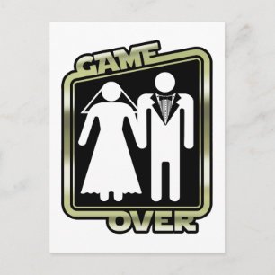 Game Over Postcard
