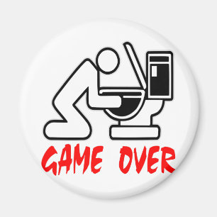 Game Over Puking Magnet
