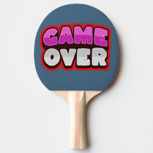 GAME OVER Raquette de Ping Pong
