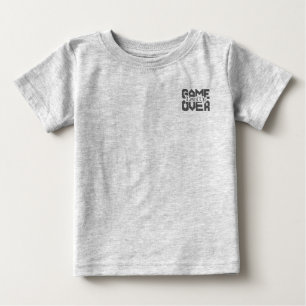 Game Over: Restore Old-School Fun, Level Up Today Baby T-Shirt