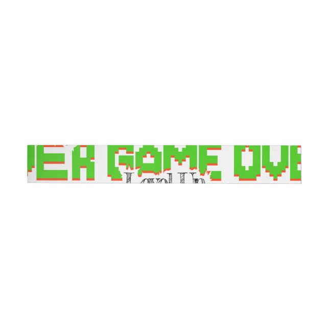 Game Over: Restore Old-School Fun, Level Up Today Wrap Around Label (Individual)