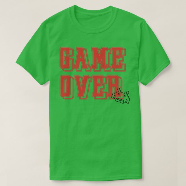 GAME OVER RETRO T-Shirt (Design Front)