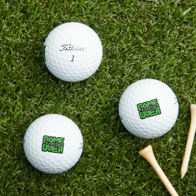 Game Over: Revive Classic Games & Level Up Ur game Golf Balls (Insitu Grass)