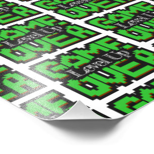 Game Over: Revive Classic Games & Level Up Ur game Photo Print