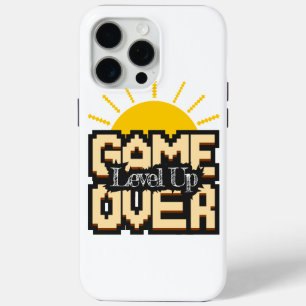 Game Over, Revive retro games with, level up iPhone 15 Pro Max Case