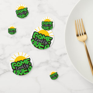 Game Over, Revive retro games with, level up Confetti