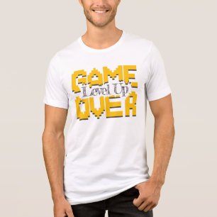 Game Over, Revive Vintage Games and Level Up Tri-Blend Shirt
