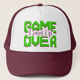Game Over, Revive Vintage Games and Level Up Trucker Hat