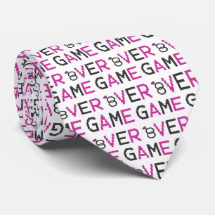 Game over ring wedding T-Shirt Tie