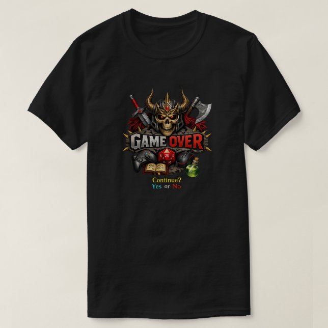 Game Over T-Shirt (Design Front)