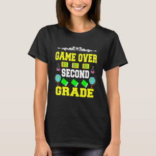 Game Over Teacher Kids Video Game Back To School T-Shirt