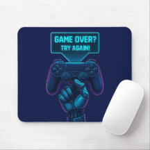 Game Over? Try Again! – Cool Futuristic Gamer