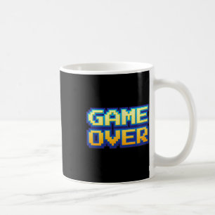 Game Over Vintage Retro Video Game Arcade 80s 90s Coffee Mug