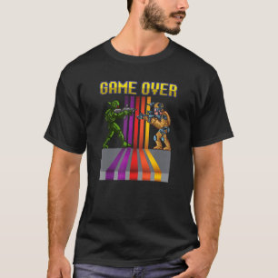 Game Over Vintage Retro Video Games Gaming  arcade T-Shirt