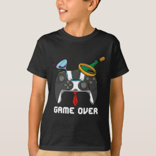 Game Over Wedding Bachelor Party Groom Valentines T-Shirt