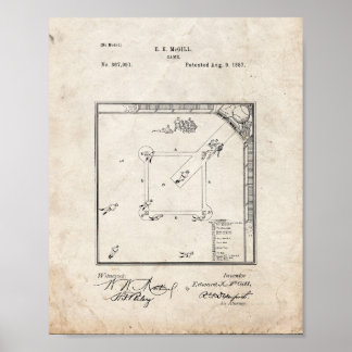 Game Patent - Old Look Poster