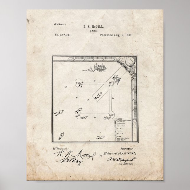 Game Patent - Old Look Poster (Front)