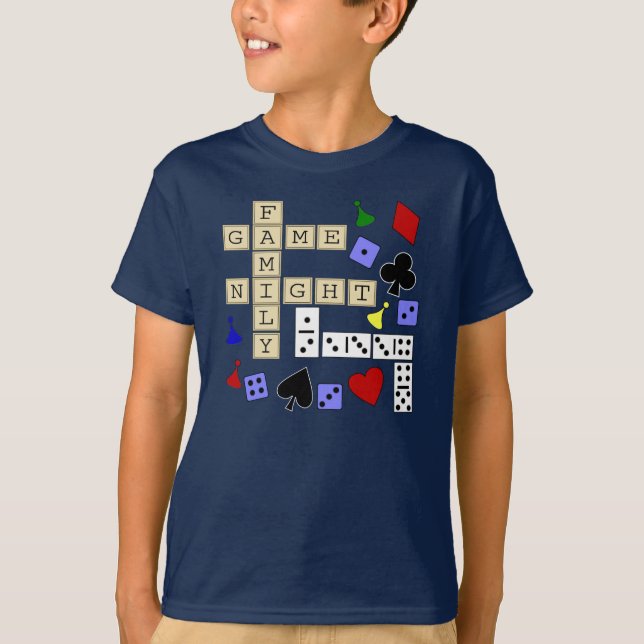 Game Pieces T-Shirt (Front)