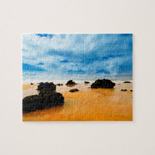 Game Puzzle-Beach Scene Jigsaw Puzzle