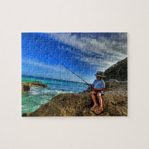 Game Puzzle-Boy Fishing Jigsaw Puzzle
