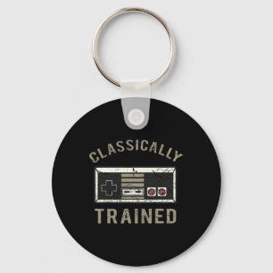 Game Retro Vintage Distressed 3 Keychain