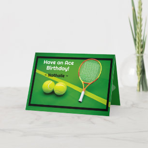 🎾Game-Set-Birthday: An Ace Celebration Card