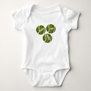 GAME SET MATCH BABY BODYSUIT