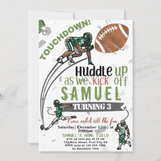 GAME, SET, MATCH! Birthday Invitation Card