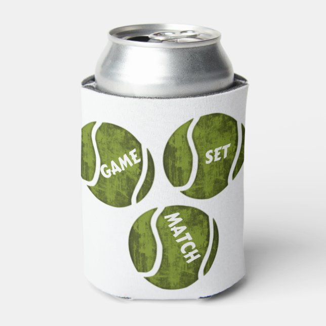 GAME SET MATCH CAN COOLER (Can Front)
