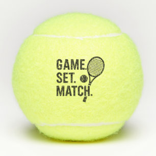 Game Set Match – Tennis Lovers Motivational Balls