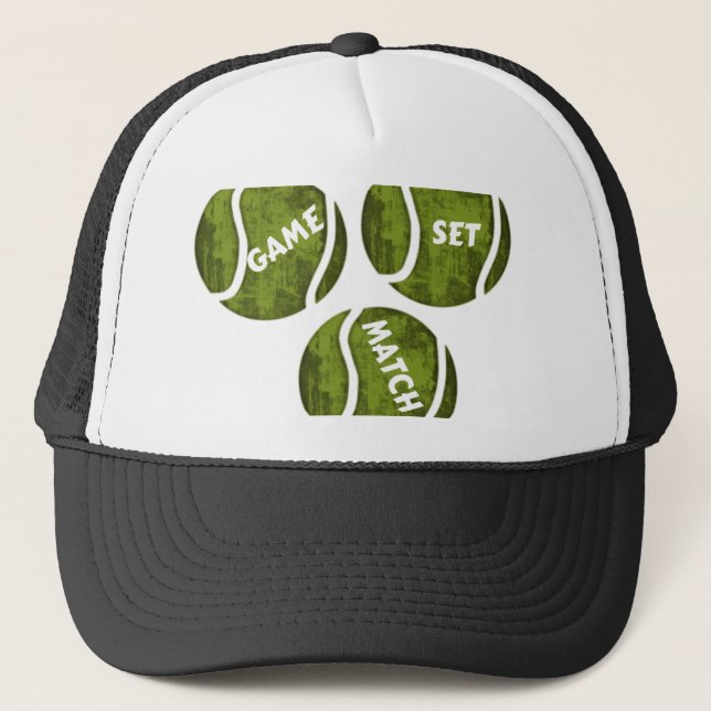 GAME SET MATCH TRUCKER HAT (Front)