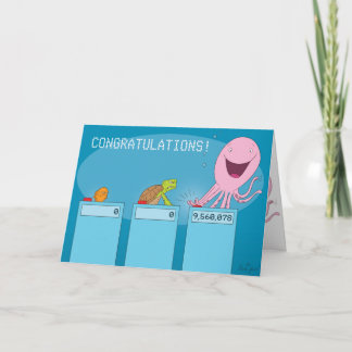 Game Show Congratulations Card