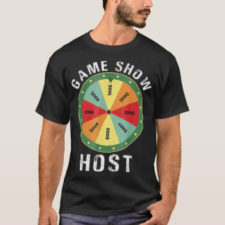 Game Show Host Trivia Board Game Night Questions s T-Shirt