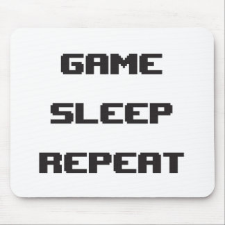 Game Sleep Repeat Mouspad Mouse Pad