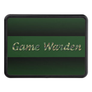 Game Warden - Based on the Thin Blue Line Trailer Hitch Cover