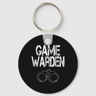 Game Warden Handcuffs Lazy Halloween Costume Keychain