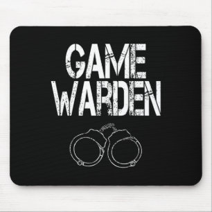 Game Warden Handcuffs Lazy Halloween Costume  Mouse Pad
