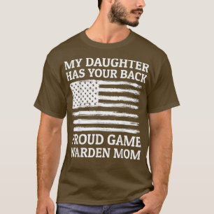 Game Warden Mom ApparelCute Moms Design  T-Shirt