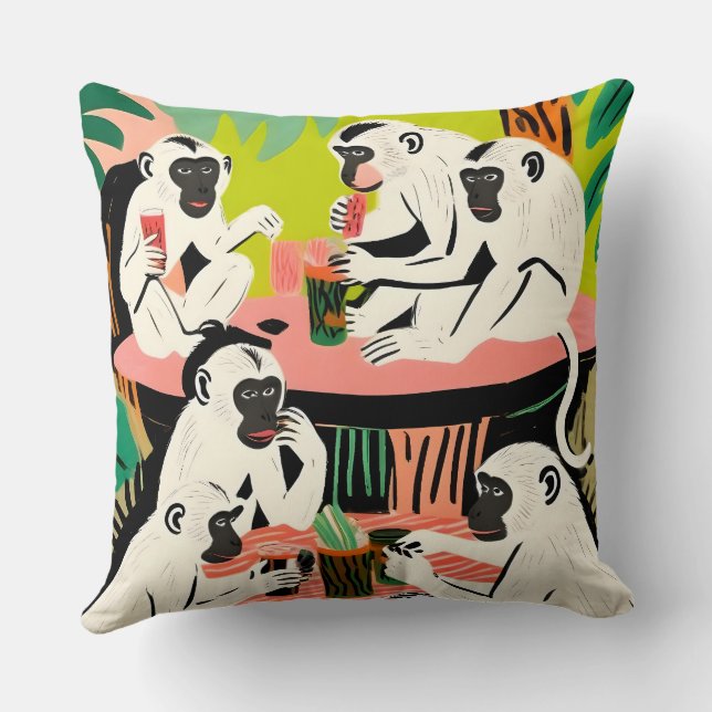 Game Weekend Throw Pillow (Back)