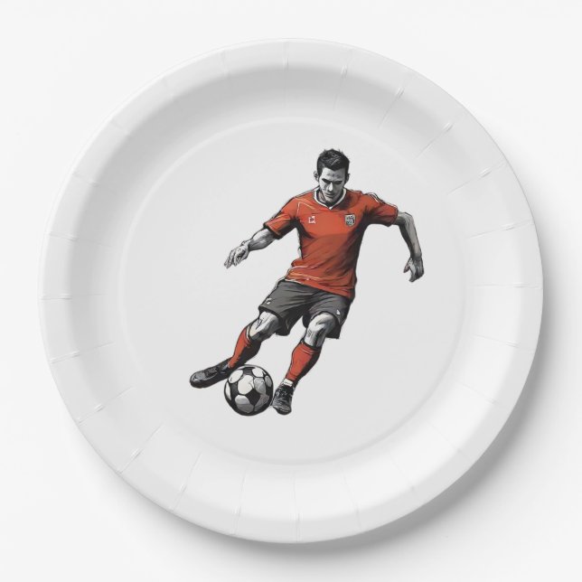Game Winning Party Paper Plate (Front)
