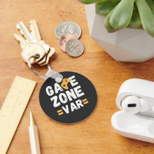 Game Zone VAR Text Design Keychain