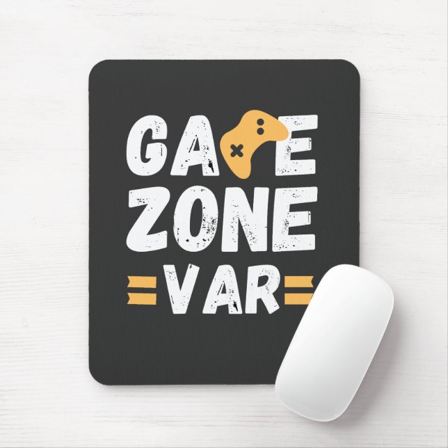 Game Zone VAR Text Design Mouse Pad (With Mouse)