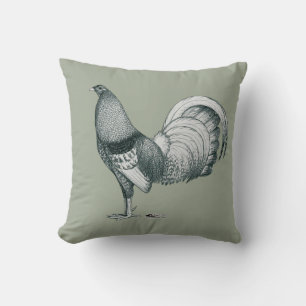 Gamecock Crele or Dom Throw Pillow