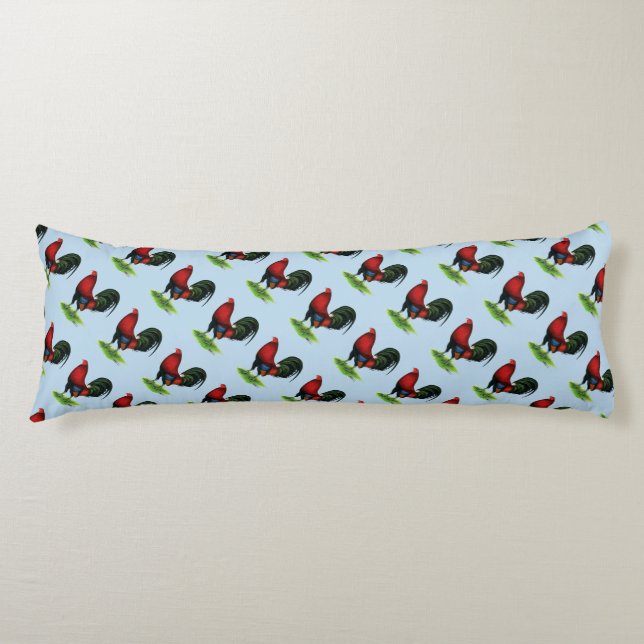 Gamecock:  Dark Red Body Pillow (Front)