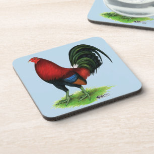 Gamecock:  Dark Red Coaster