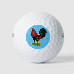 Gamecock: Dark Red Golf Balls