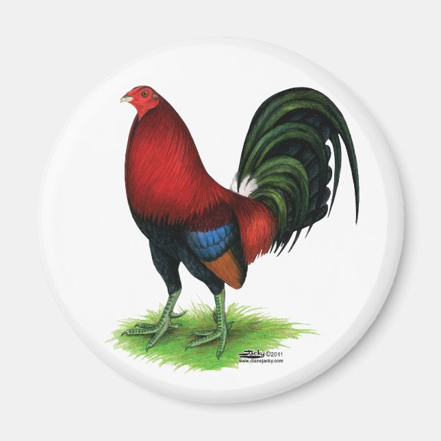 Gamecock:  Dark Red Magnet (Front)