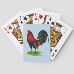 Gamecock:  Dark Red Playing Cards