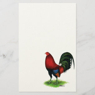 Gamecock:  Dark Red Stationery